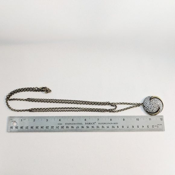 Lulu Frost for J. Crew Swirled Rhinestone Necklace - Picture 4 of 8